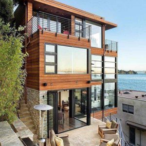 Deck fachada exterior