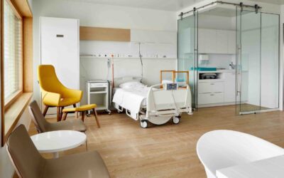 Pisos de PVC usados en clínicas y hospitales